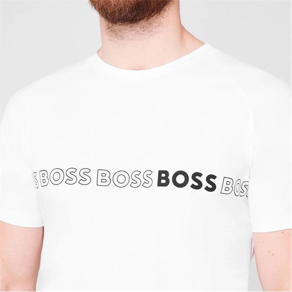 Boss Bodywear Logo Slim T Shirt - Blue